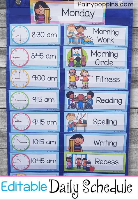 Back To School Ideas For Setting Up Your Classroom Visual Schedule