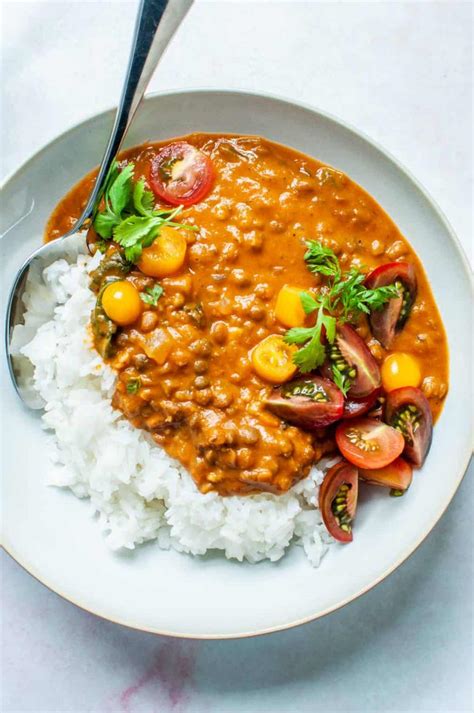 Coconut Lentil Curry This Healthy Table