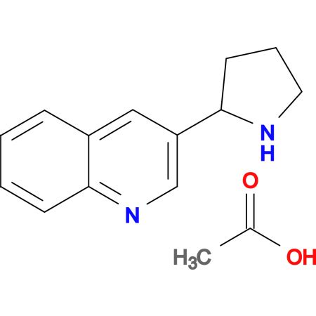 3 Pyrrolidin 2 Yl Quinoline Acetic Acid 10 526318