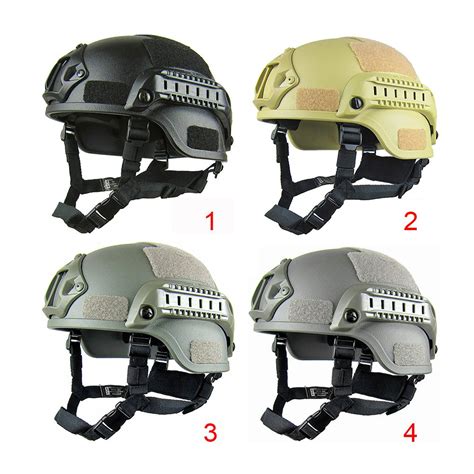 Mich Combat Casque De Protection Avec C T Rail Nvg Montage