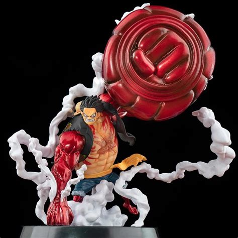 Bandai Luffy Gear 4 Estatueta One Piece Anime Action Figure Adulto