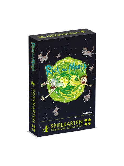 Winning Moves Number 1 Spielkarten Rick And Morty Kartenspiel Karten