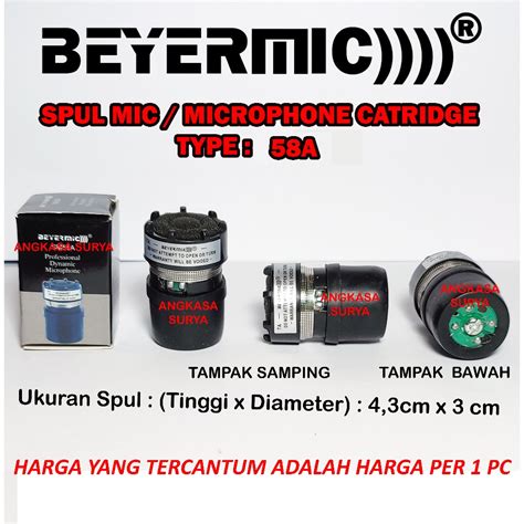 Jual Spul Mic Beyermic Sm A Original Spul Spoll Spol Microphone