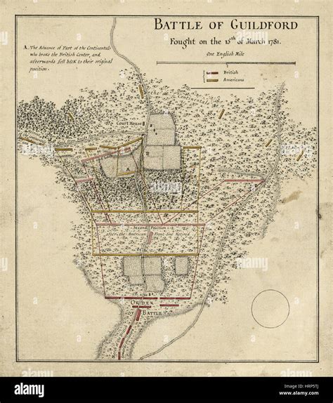 Battle Of Guilford Courthouse Map