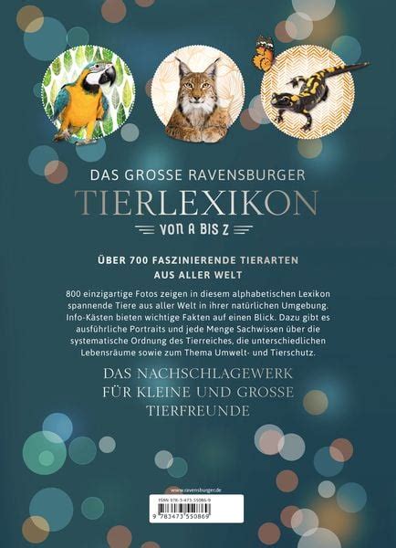 Das Gro E Ravensburger Tierlexikon Von A Bis Z Von Eckart Pott