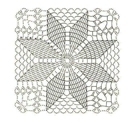Centrino Uncinetto Quadrato Schema E Istruzioni Artofit