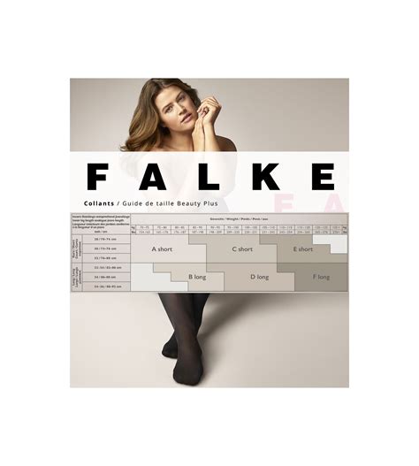 Collant Grande Taille Falke Beauty Plus Deniers Noir Lingerie Sipp