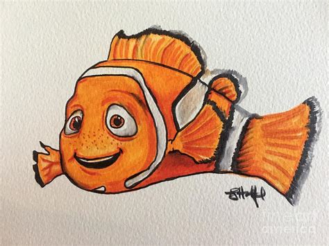 Nemo Fish Drawing at GetDrawings | Free download