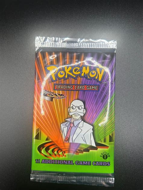 Wotc Pok Mon Booster Pack St Edition Gym Challenge Booster Pack