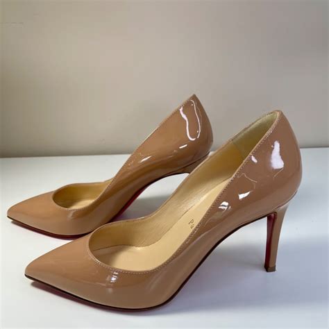 Christian Louboutin Nude Pigalle 85mm Pumps Size 37 Gem