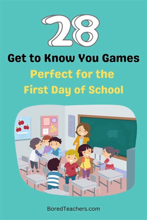 28 Get-to-Know-You Games Perfect for the First Day of School