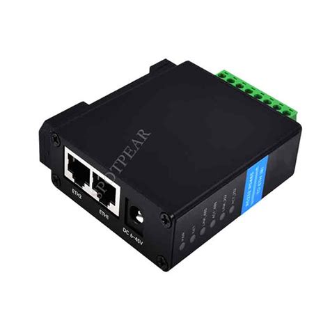 RS232 RS485 To RJ45 Ethernet Serial Server RS232 RS485 Dual Channels