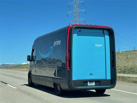 Amazon All Electric Delivery Van See In Denver Metro Area On Highway