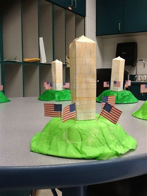 Washington Monument Craft American Symbols Crafts American Symbols