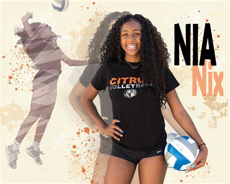 Allstar Volleyball Player Nia Nix