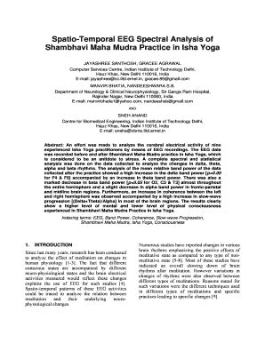 Fillable Online Spatio Temporal EEG Spectral Analysis Of Fax Email