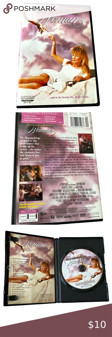 And God Created Woman Dvd 1987 2004 Rebecca De Mornay Langella Roger