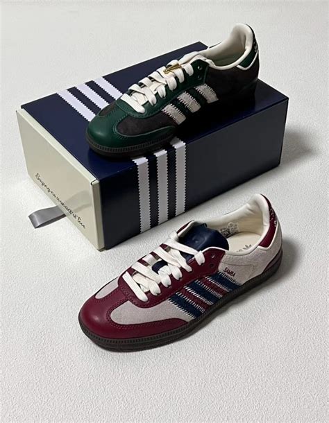 Notitle X Adidas Originals Samba OG Green Red Women S Fashion