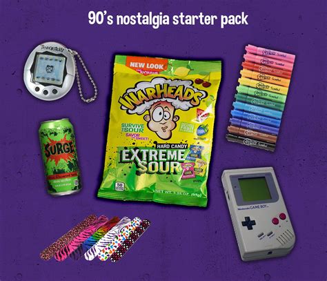 90's nostalgia starter pack