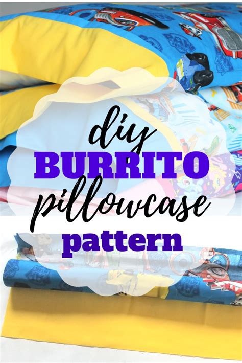 How To Sew A Pillowcase With The Burrito Method Sew Simple Home