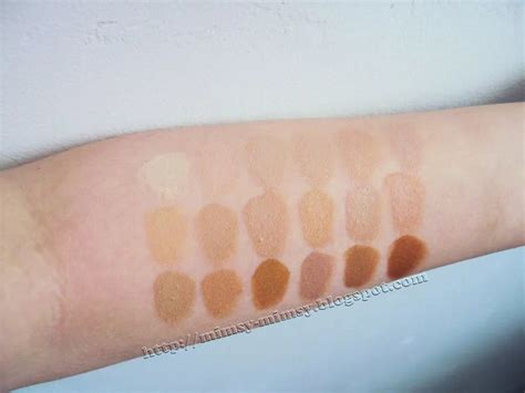 Maybelline Fit Me Foundation Swatches | Mimsy's Blog