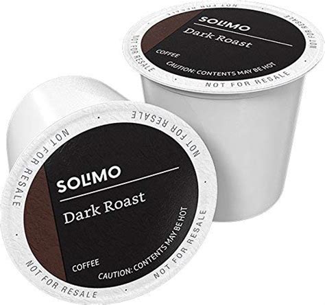 Amazon Brand Solimo Dark Roast Coffee Pods Compatible With Keurig 20 K Cup