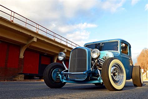 1932 Ford Five Window Coupe Hot Rod Blue Wallpapers Hd Desktop And Mobile Backgrounds