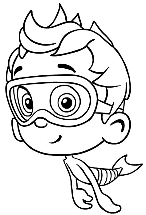 Desenhos De Nonny De Os Bubble Guppies Para Colorir