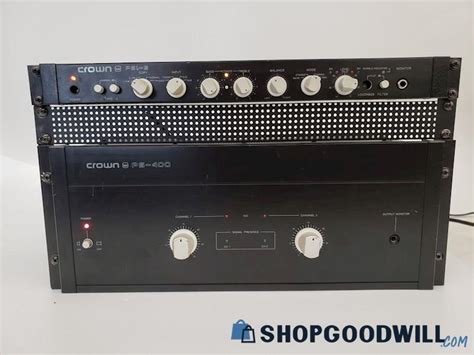 Vintage Crown Ps Class A A B Stereo Amplifier With Psl Stereo