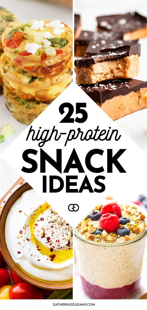 25 High-Protein Snacks to Supercharge Your Energy - Gathering Dreams