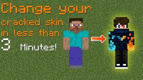 How To Change Your Skin In Cracked Minecraft 112 For Less Than 3