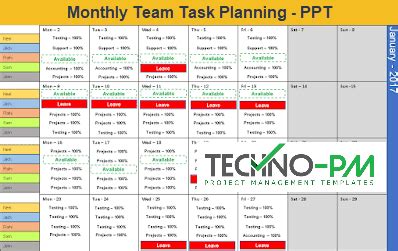 13+ Monthly Task Calendar Template | DocTemplates