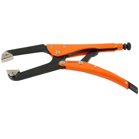 Grip-on Locking C-Clamp with Self Leveling Jaws | Gray Tools Online Store