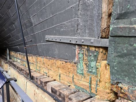 Hms Victory Renovation Outer Planking Removed Nauticalnaval