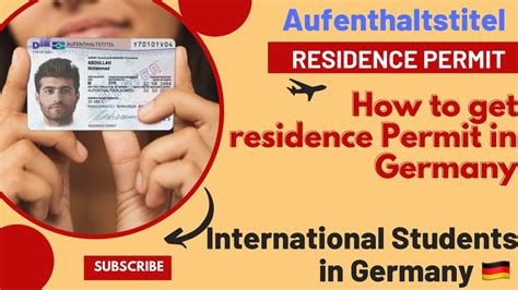 Residence Permit In Germany As A Student How To Apply