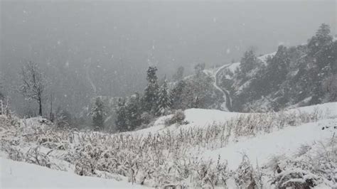 Manali witnesses first snowfall of the year, have a look at the ...