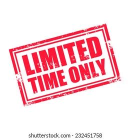 Limited Time Only Stamp Images Stock Photos Vectors Shutterstock