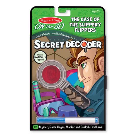 Melissa and Doug - On The Go Secret Decoder - The Case Of The Slippery