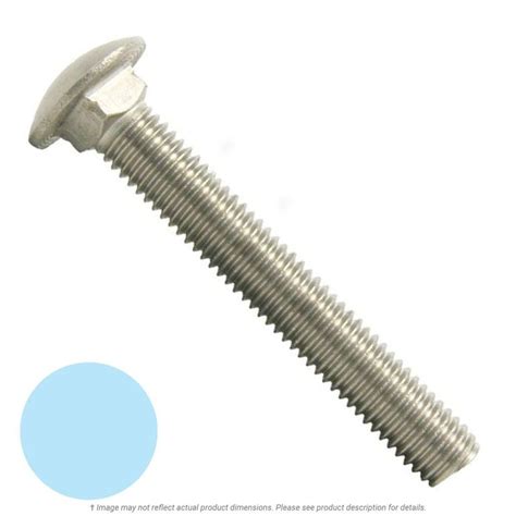 X Carriage Bolt Stainless Steel K L Jack