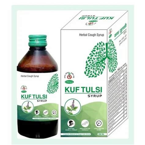 200ml Chirayu Kuf Tulsi Syrup At Rs 750 Bottle Ayurvedic Products In