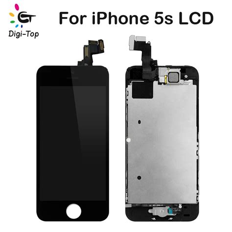 Digi Top 200pcs Lot Full Assembly For Iphone 5 5s 5c Lcd Touch Screen Digitizer Display Home