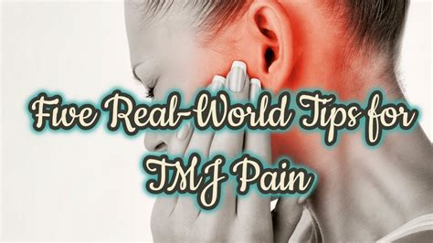 Five Real World Tips For Tmj Pain Five Easy Ways To Relieve Tmj Pain