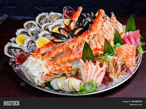 Seafood Platter Image And Photo Free Trial Bigstock