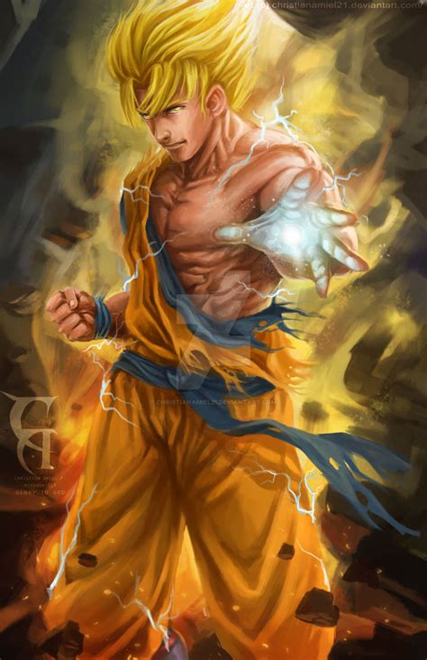 Son Goku Fan Art By Christianamiel21 On Deviantart