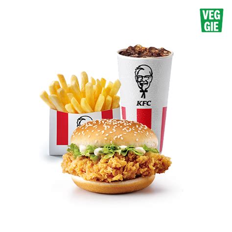 Veggie Fillet burger meal - KFC