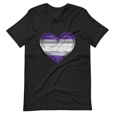 GRAYSEXUAL Pride Flag Beautiful Watercolor Heart Gay Pride Unisex T Shirt Etsy