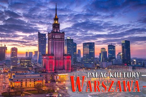 Magnes na lodówkę miasta WARSZAWA PAŁAC KULTURY magnesy na lodówkę