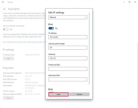 How to set static IP address on Windows 10 - Pureinfotech