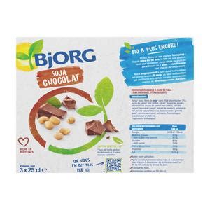 Livraison à domicile Bjorg Soja Chocolat Boisson Végétale Bio 3x25cl