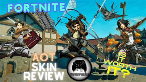 Fortnite Aot Skin Review All Skins And Items Youtube